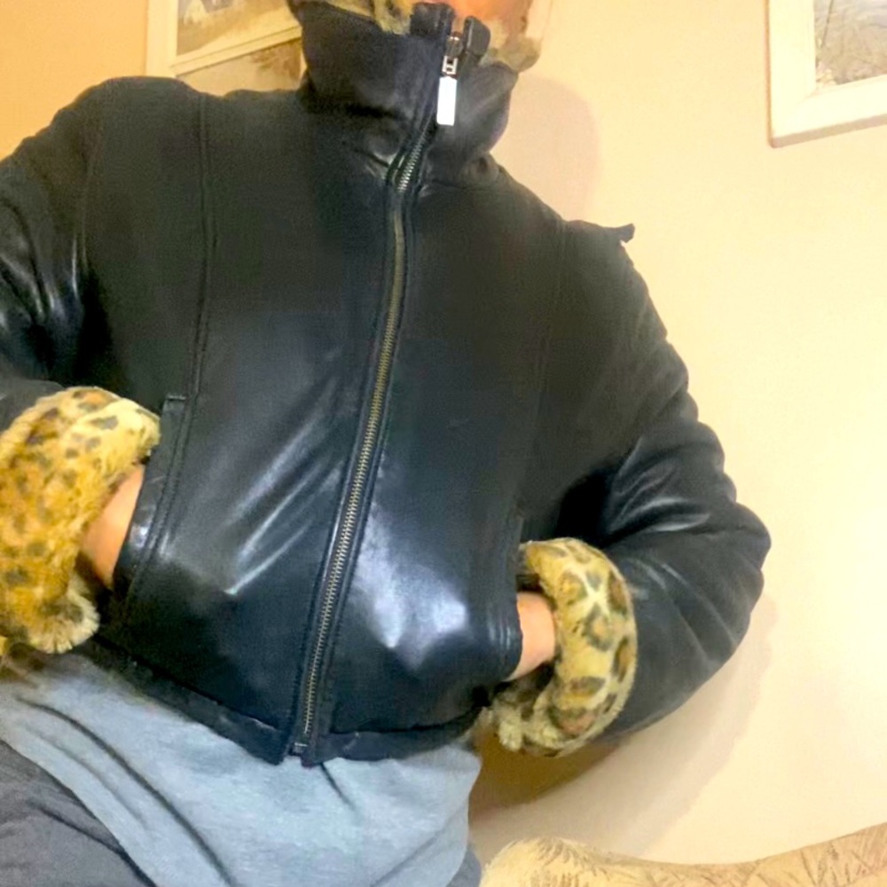 KENNETH COLE REVERSIBLE BOMBER JACKET